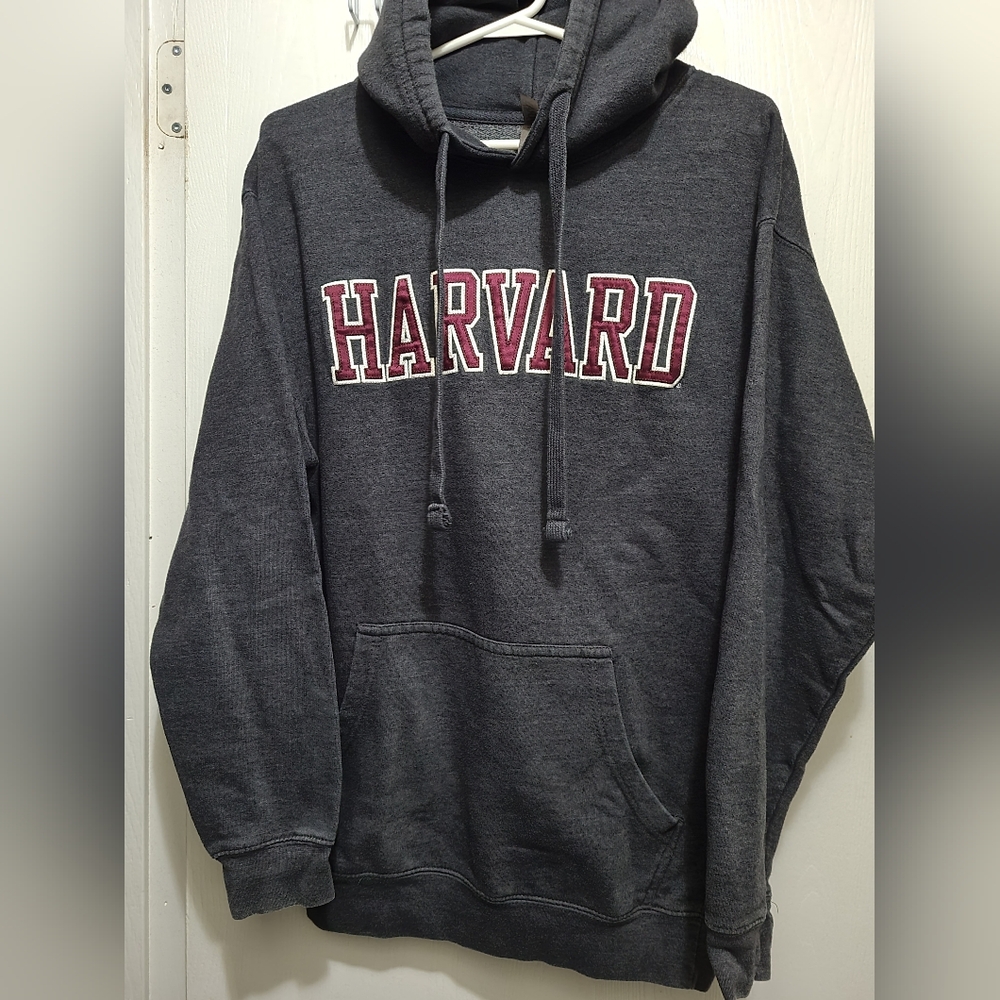 Ladies Harvard Gray Hoodie